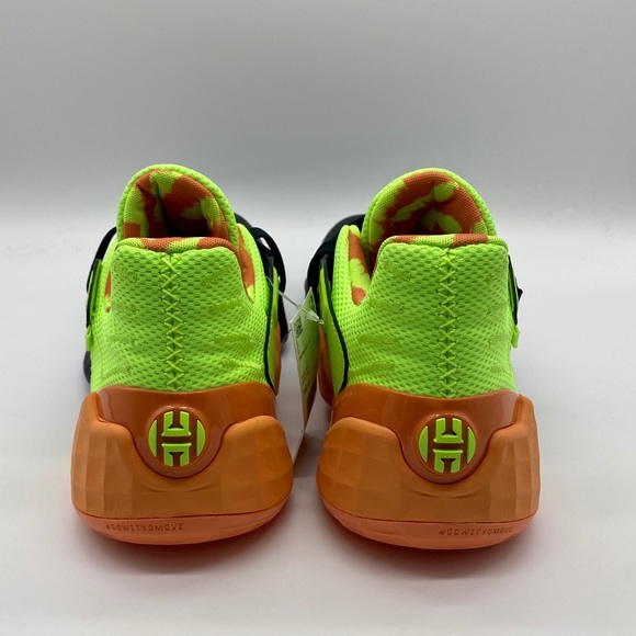 Adidas Harden Vol. 4 Core Black/Amber Men's Sz 8.5 - Picture 6 of 9